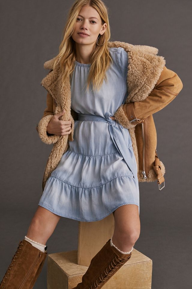 Cloth & Stone Tiered Mini Dress #2