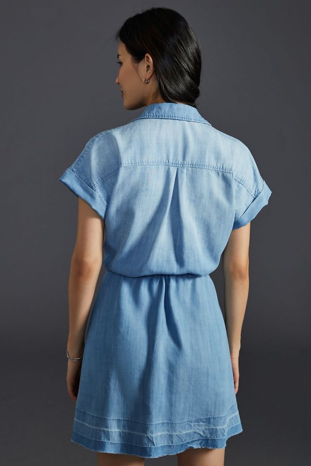 Cloth & Stone Cinched-Waist Mini Shirt Dress #1
