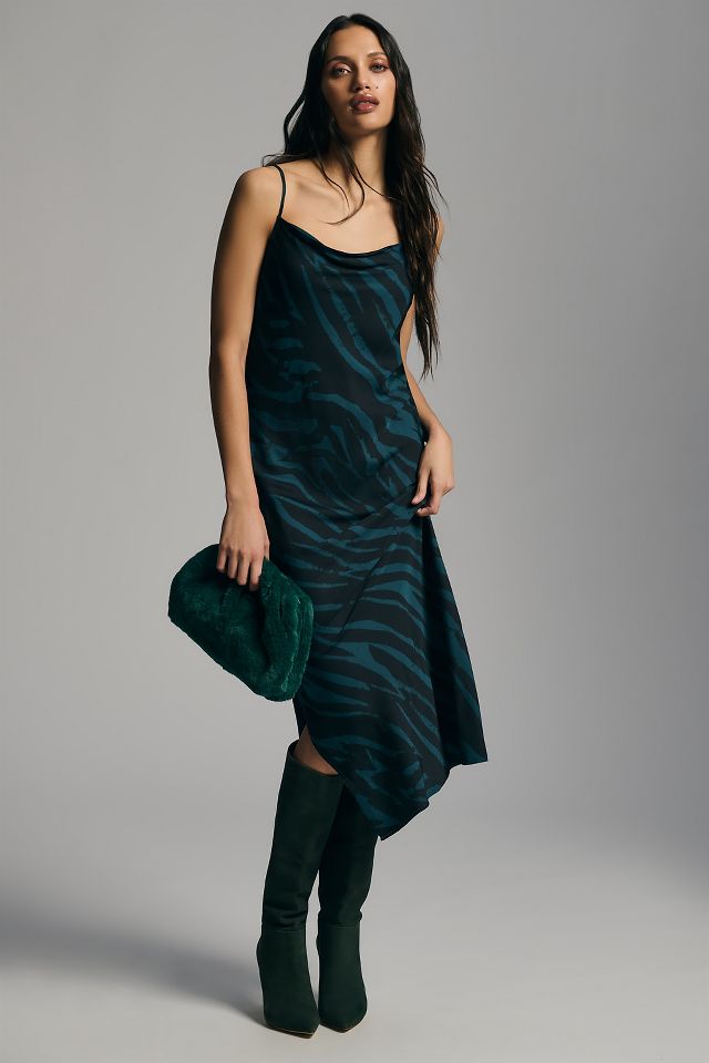 Cloth & Stone Cowl-Neck Slip Dress | Anthropologie