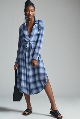 Bella Dahl Robin Shirt Dress In Blue ModeSens