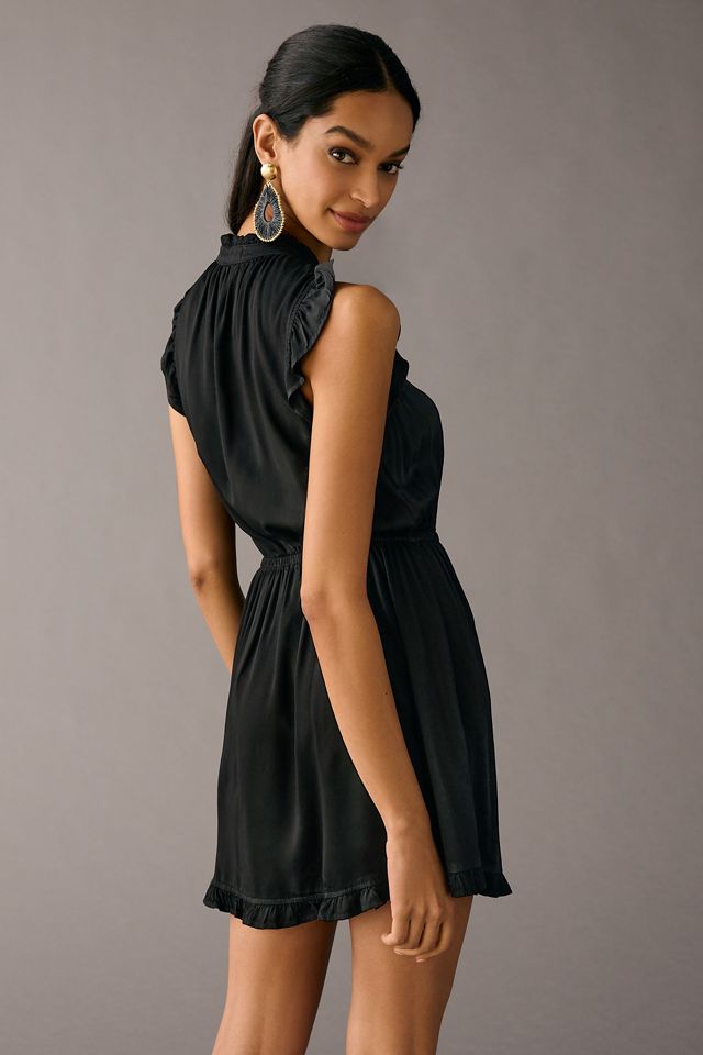 Bella Dahl Ruffled Tie-Neck Dress #2