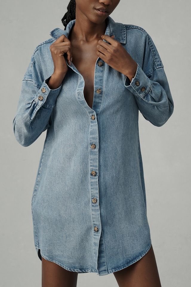 bella dahl denim shirt dress Bella Dahl Maxi Shirt Dress
