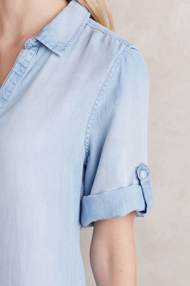 Washed Chambray Popover #2