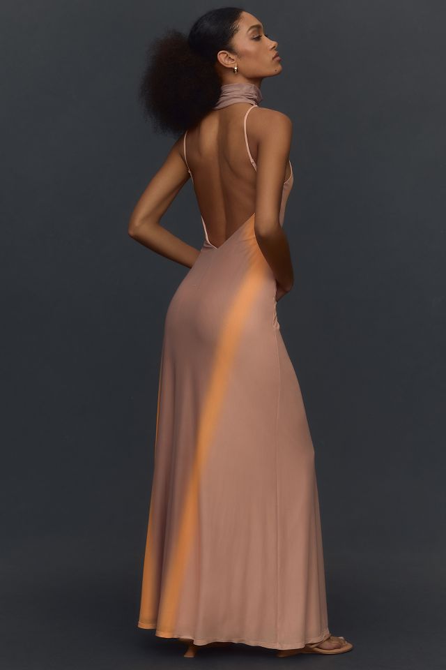 AFRM Sleeveless Mock-Neck Maxi Dress