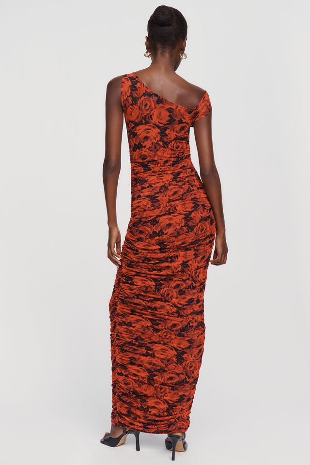 AFRM Off-The-Shoulder Ruched Maxi Dress #3
