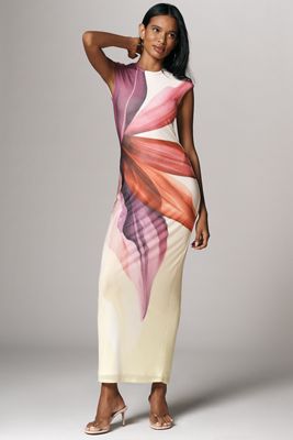 chinese dress ladies Mesh See Through Maxi Dress main image 0