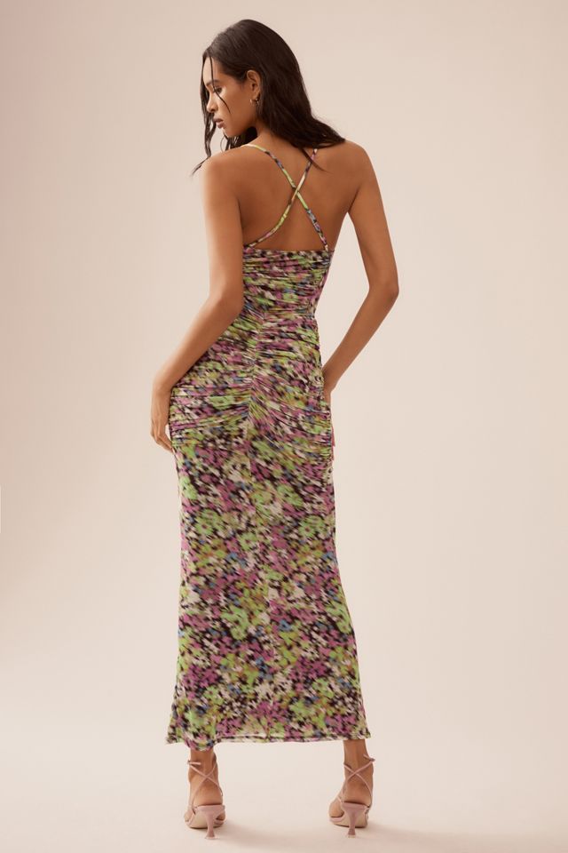 AFRM Azula Ruched Mesh Dress #3