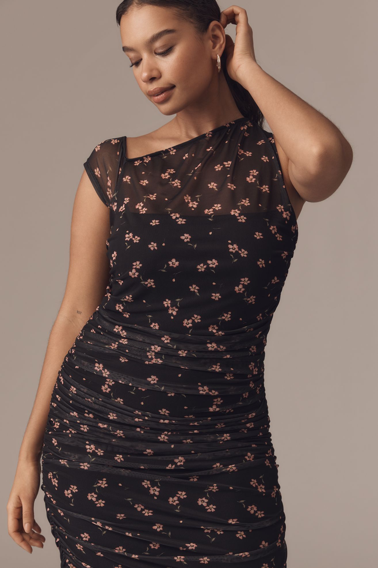 AFRM Biona Mesh Maxi Dress