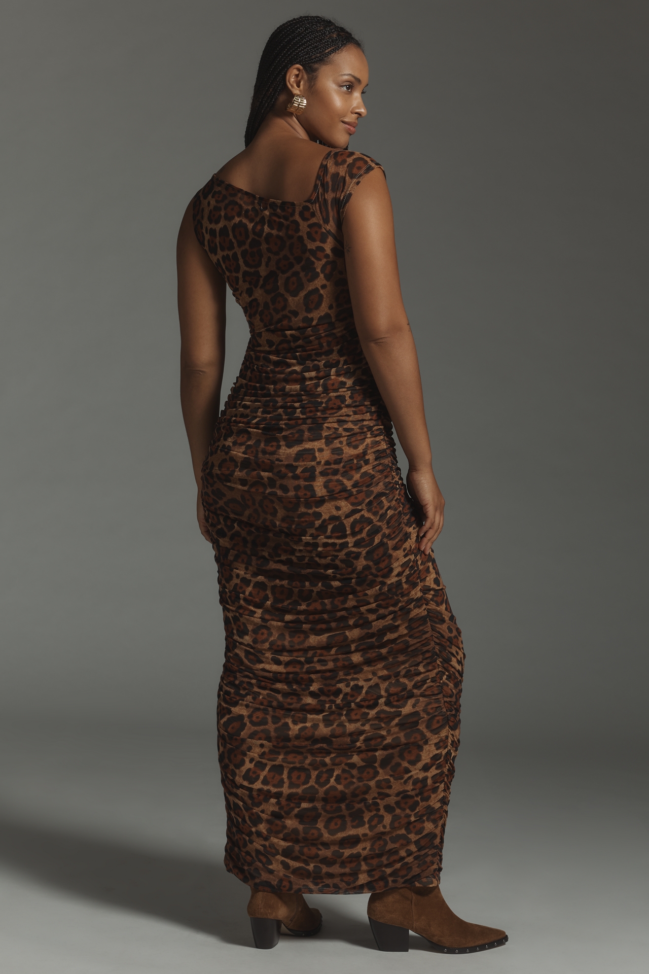 AFRM Biona Mesh Maxi Dress