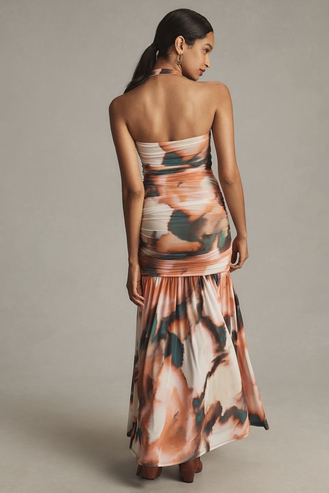 AFRM Eva Halter Slim Maxi Dress #2