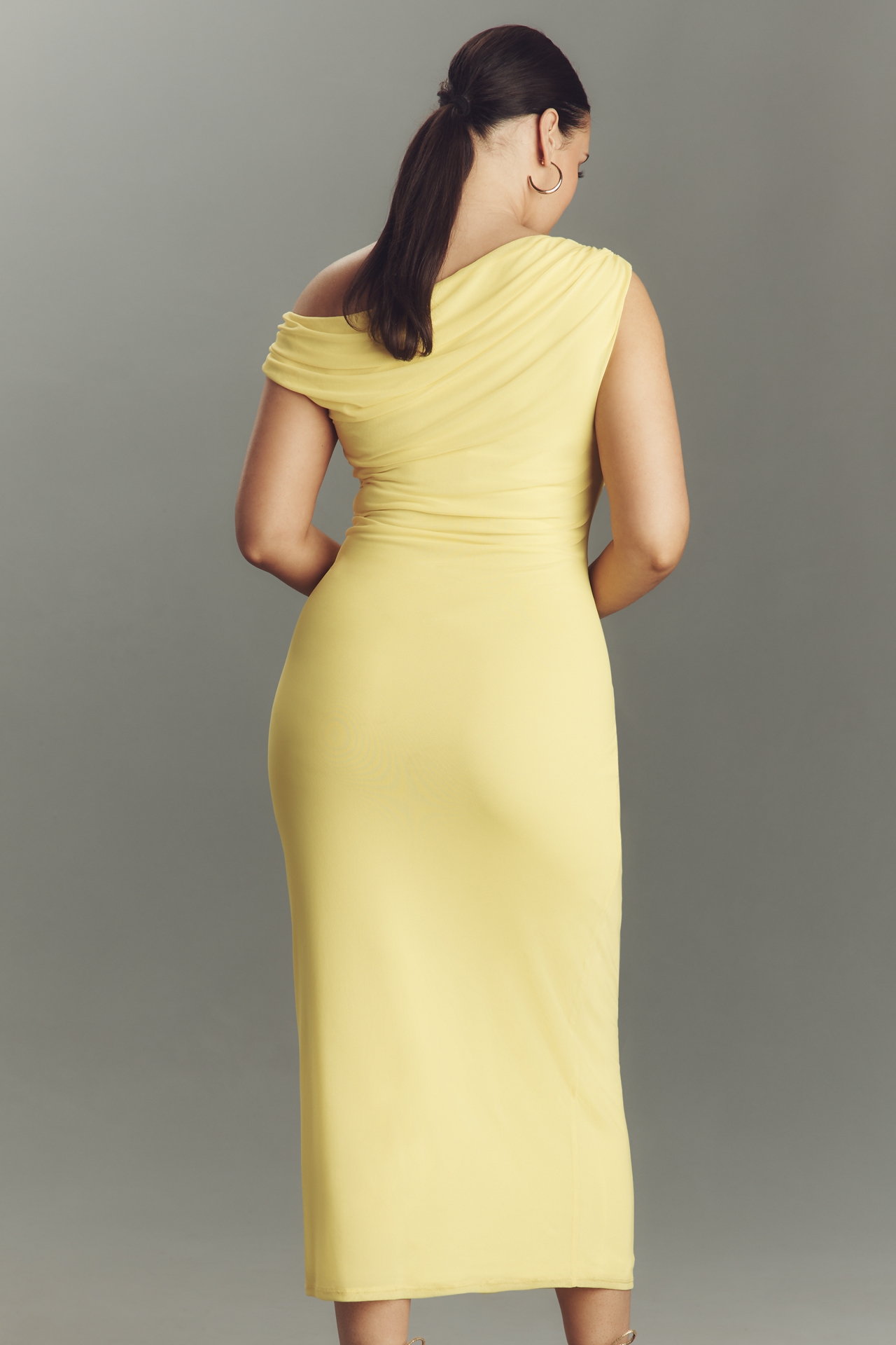 AFRM Holden Plus Off-The-Shoulder Midi Dress