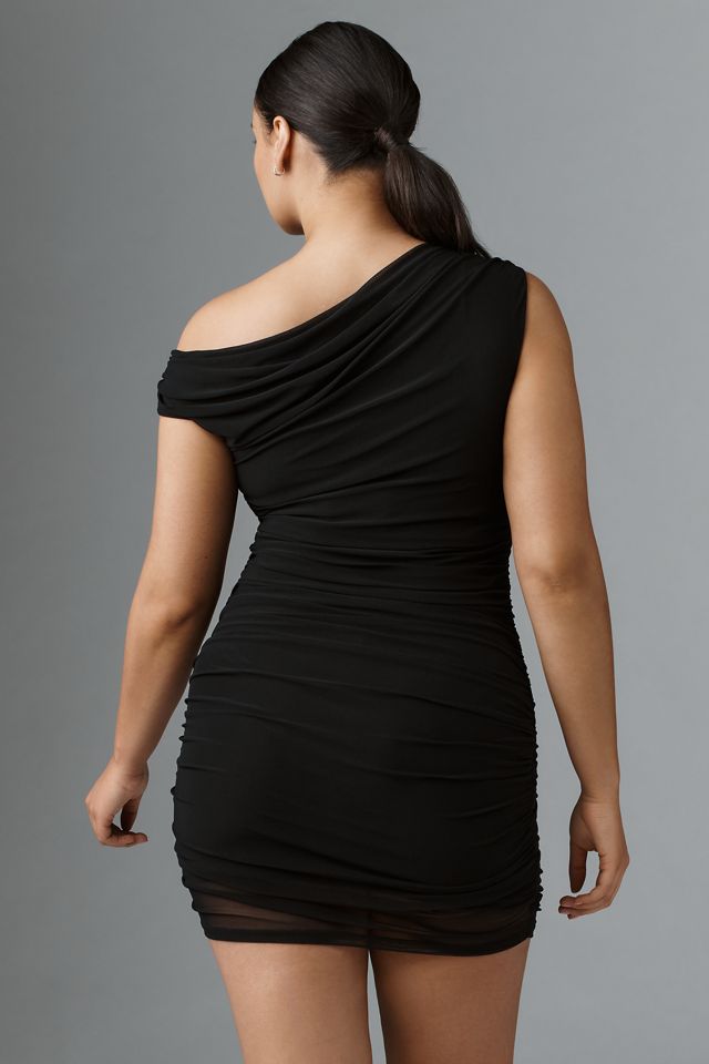 AFRM Chaska Plus Off-Shoulder Mesh Mini Dress #1