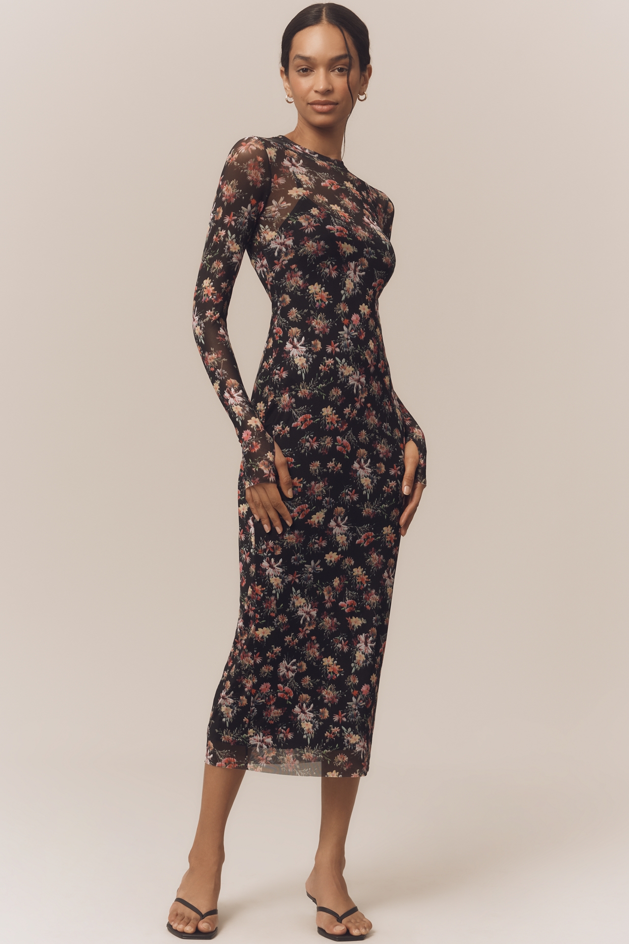 AFRM Ashland Slim Midi Dress