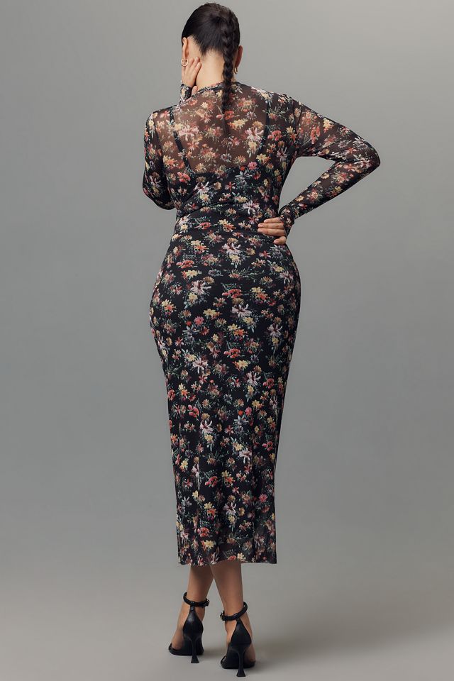 AFRM Ashland Slim Midi Dress #4