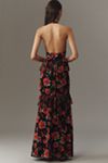 AFRM Halter Ruffle Maxi Dress