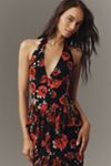AFRM Halter Ruffle Maxi Dress