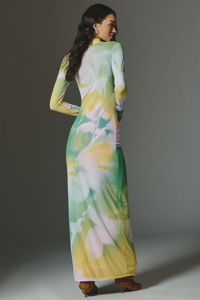 AFRM Billie Mock-Neck Long-Sleeve Maxi Dress #2