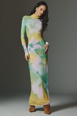 By Anthropologie Mock-Neck Fitted Lace Dress | Anthropologie