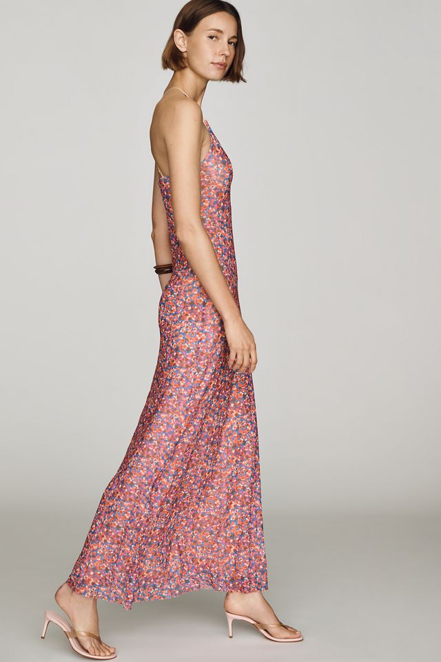 AFRM Romy Scoop-Neck Mesh Midi Dress #2