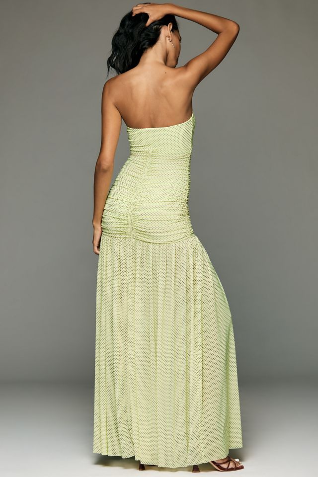 knee length dresses for ladies Decadence Strapless Maxi Dress Lilac main image 1