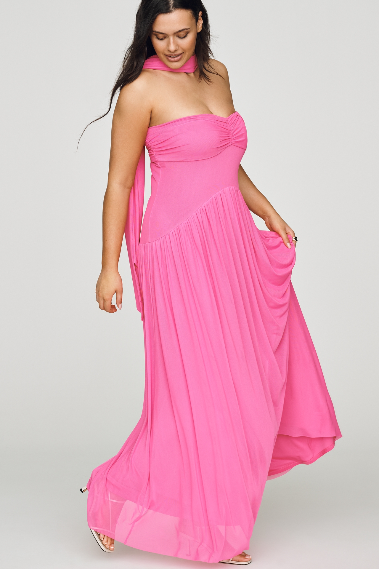 AFRM Rori Strapless Maxi Dress