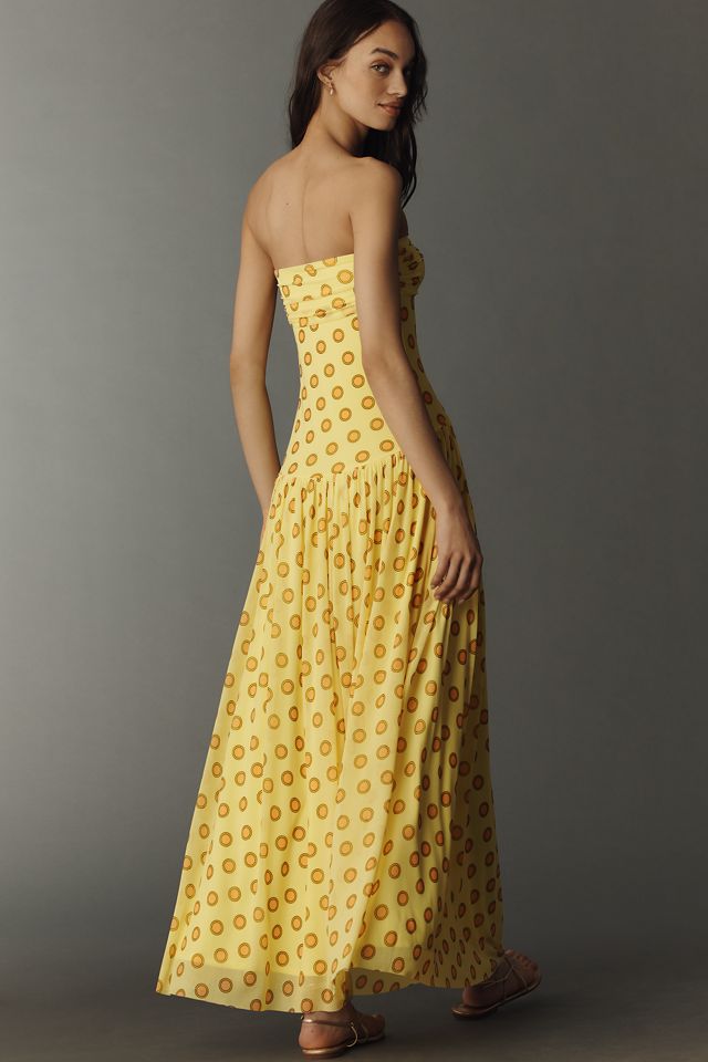AFRM Rori Strapless Midi Dress #3