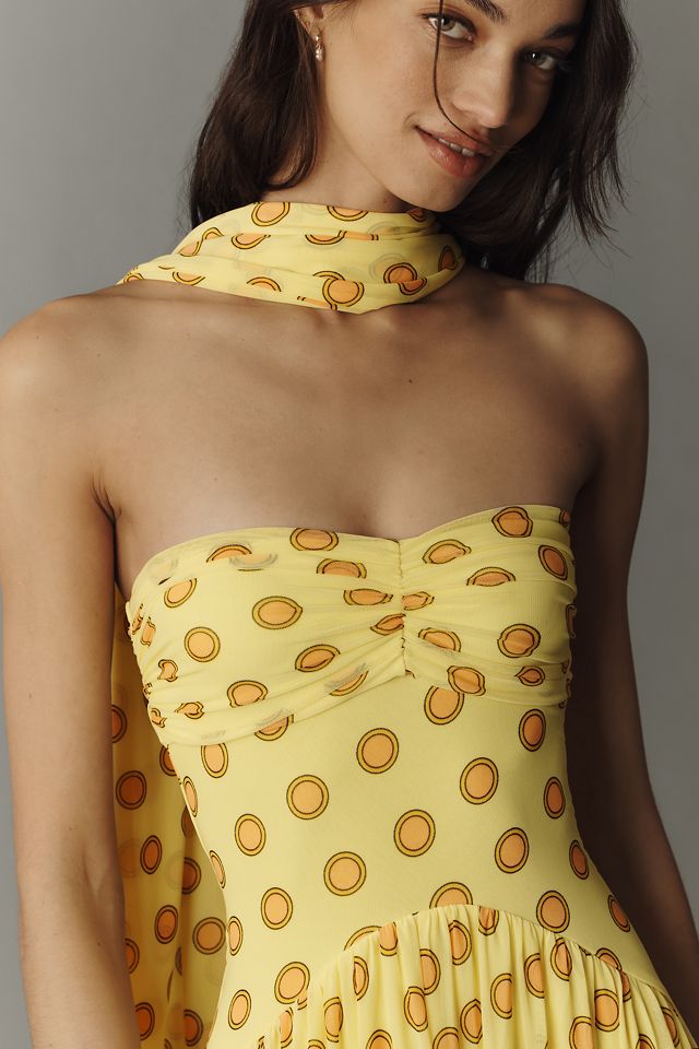 AFRM Rori Strapless Midi Dress #1