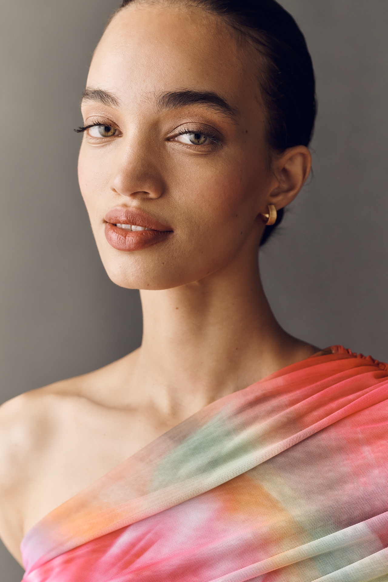 AFRM Mirabel One-Shoulder Maxi Dress