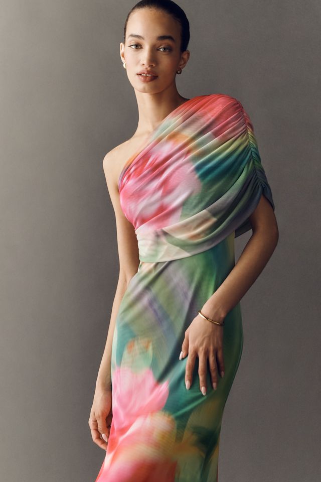 AFRM Mirabel One-Shoulder Maxi Dress #3