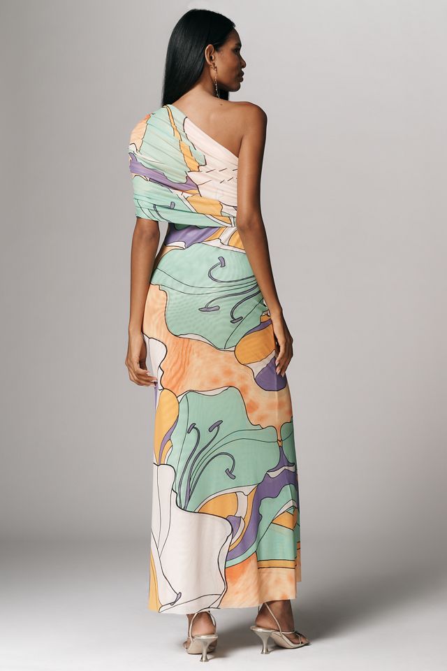 AFRM Mirabel One-Shoulder Maxi Dress #1