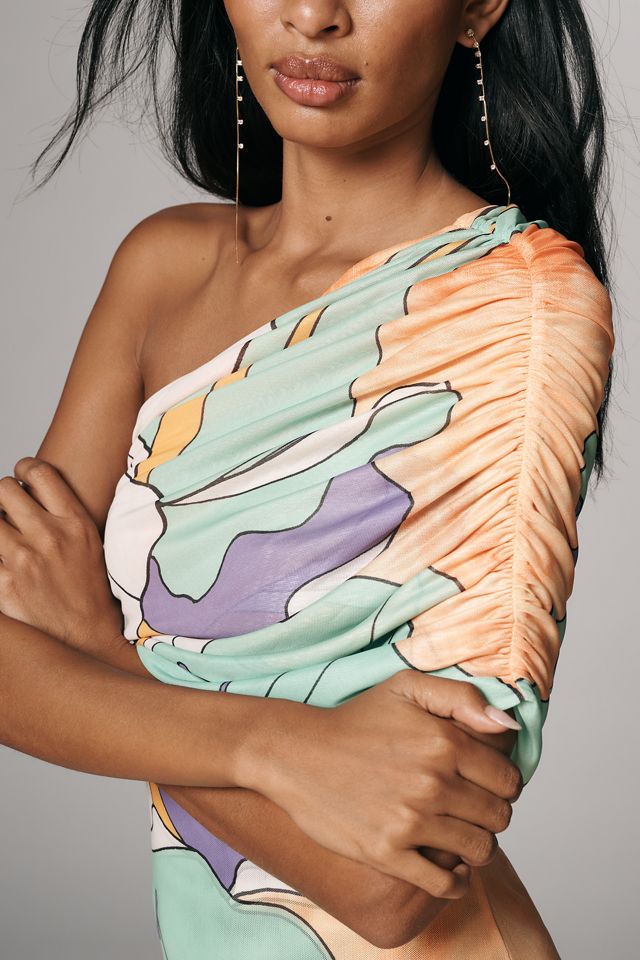 AFRM Mirabel One-Shoulder Maxi Dress #2