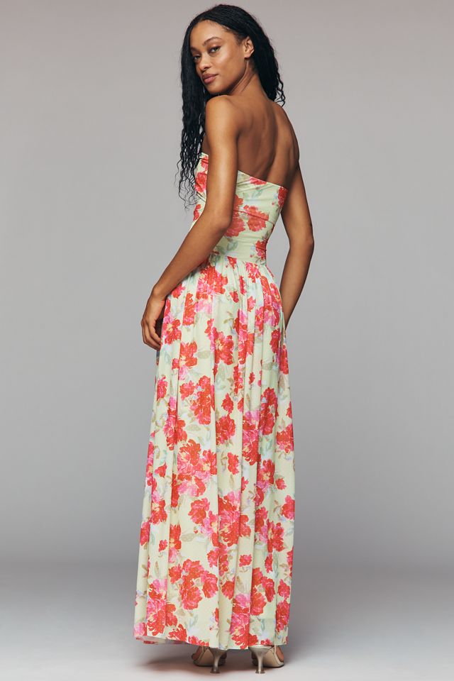 AFRM Khalid Strapless Maxi Dress | Anthropologie