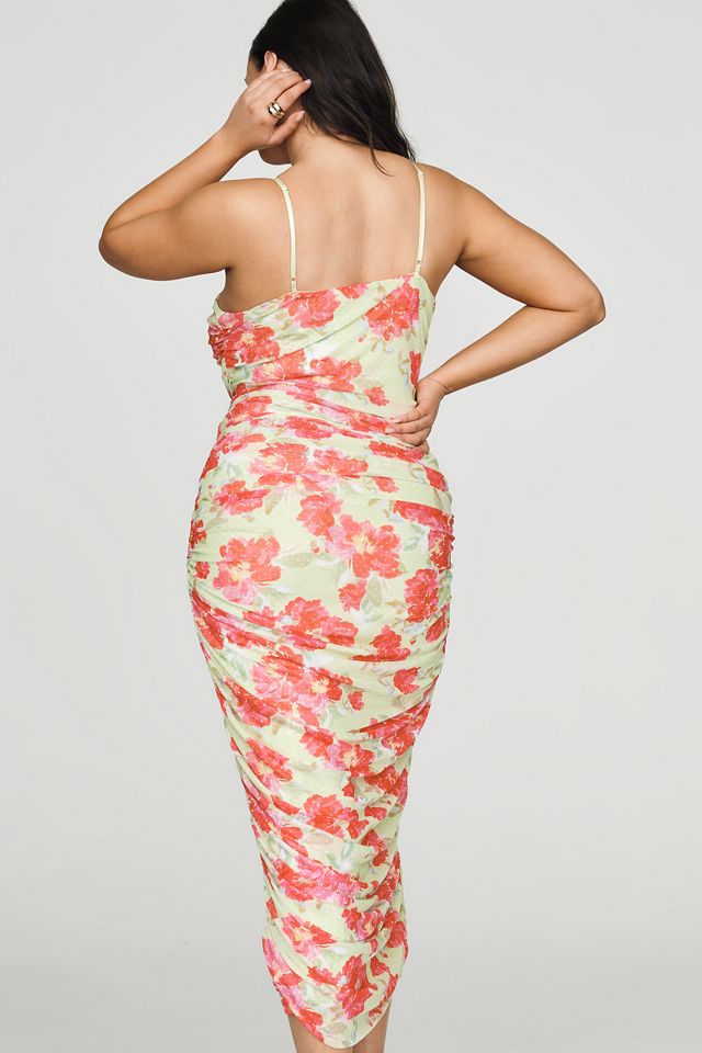 AFRM Hazel Plus Mesh Midi Dress #3