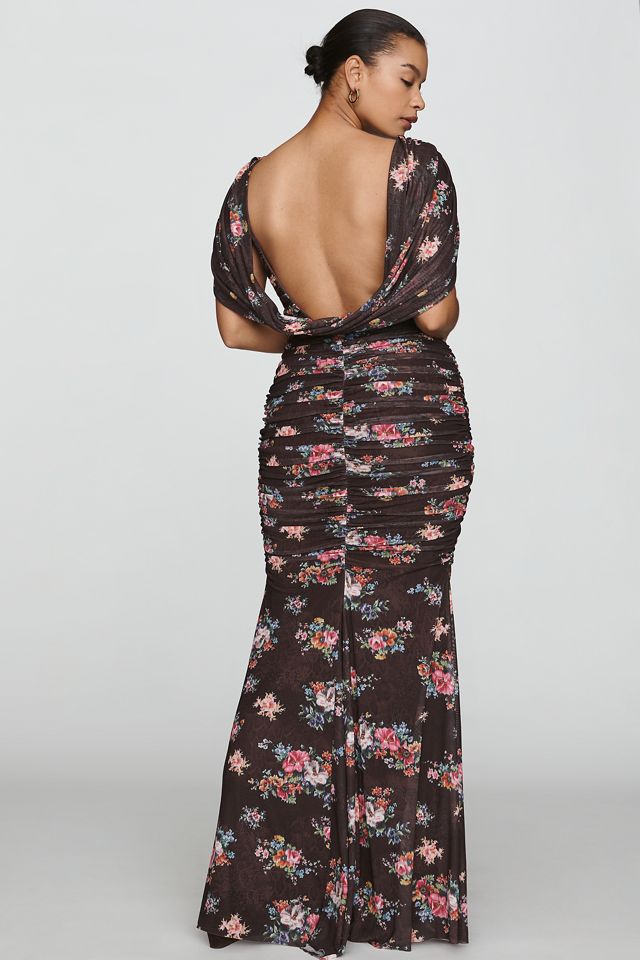 AFRM Celine Cap Sleeve Maxi Dress #7