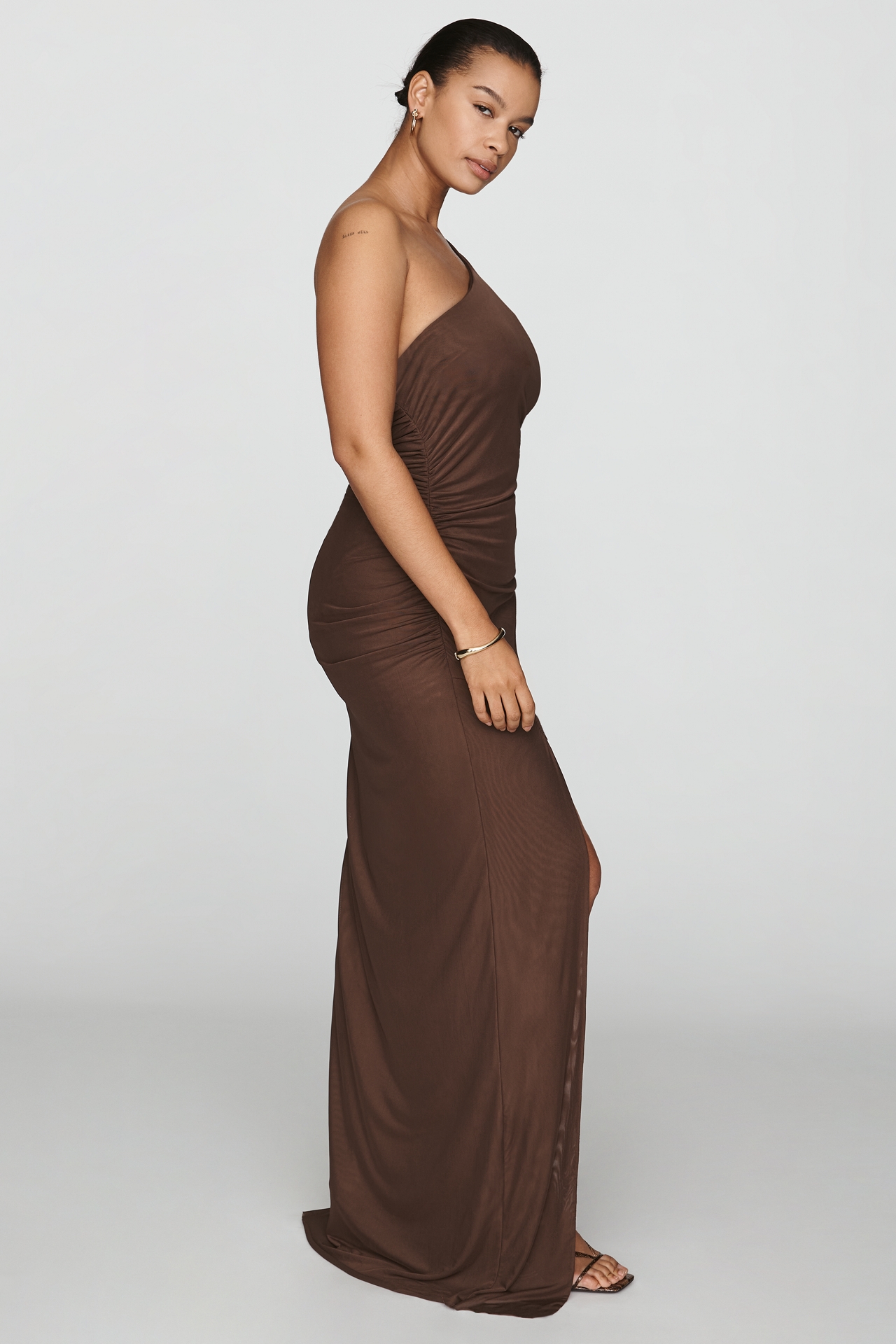 AFRM Swezey One-Shoulder Maxi Dress