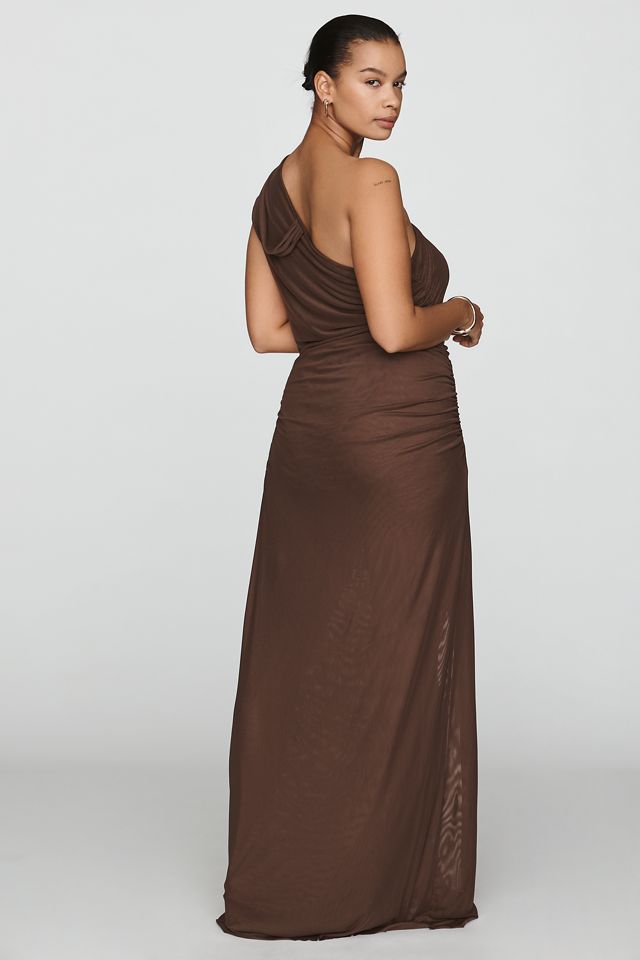 AFRM Swezey One-Shoulder Maxi Dress #3