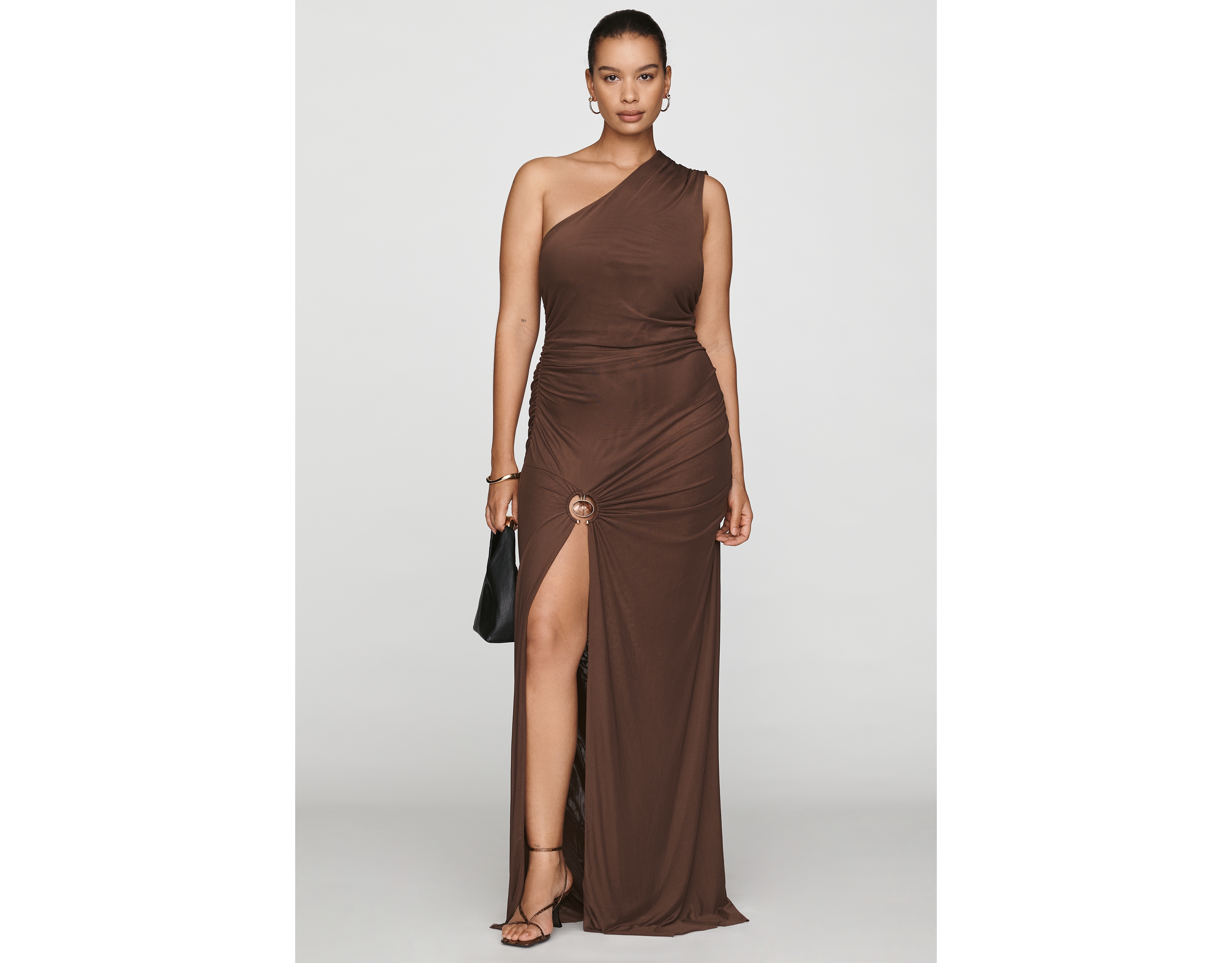 AFRM Swezey One-Shoulder Maxi Dress