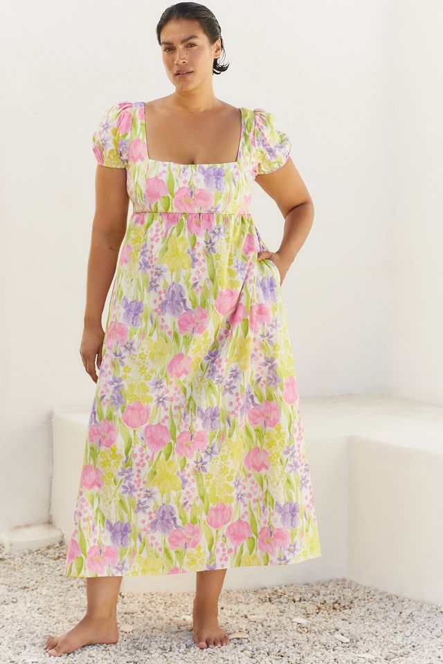 Show Me Your Mumu Plus Puff-Sleeve Maxi Dress #3