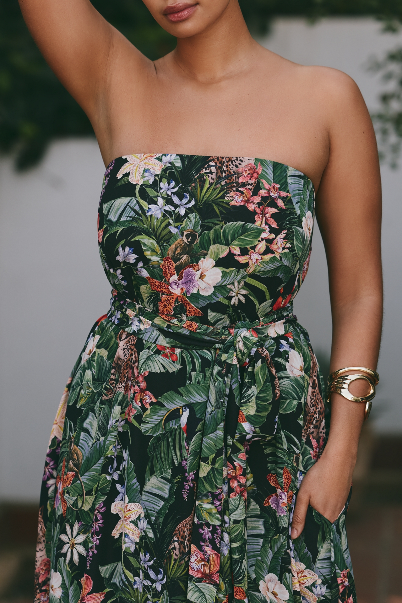 Show Me Your Mumu Tinsley Plus Strapless Maxi Dress