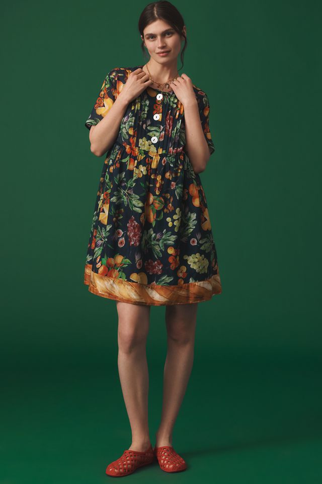 Rachel Antonoff Howard Cotton Silk Mini Babydoll Dress #2