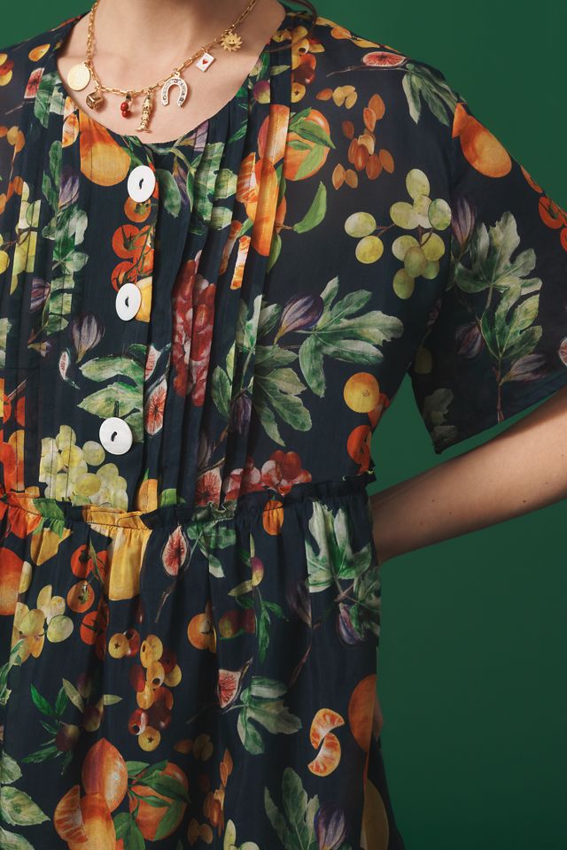Rachel Antonoff Howard Cotton Silk Mini Babydoll Dress #3