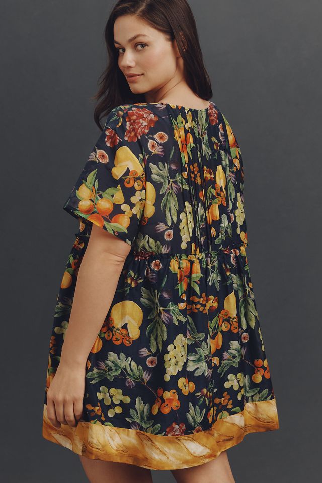 Rachel Antonoff Howard Cotton Silk Mini Babydoll Dress #5