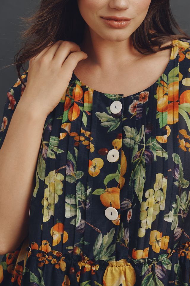 Rachel Antonoff Howard Cotton Silk Mini Babydoll Dress #7