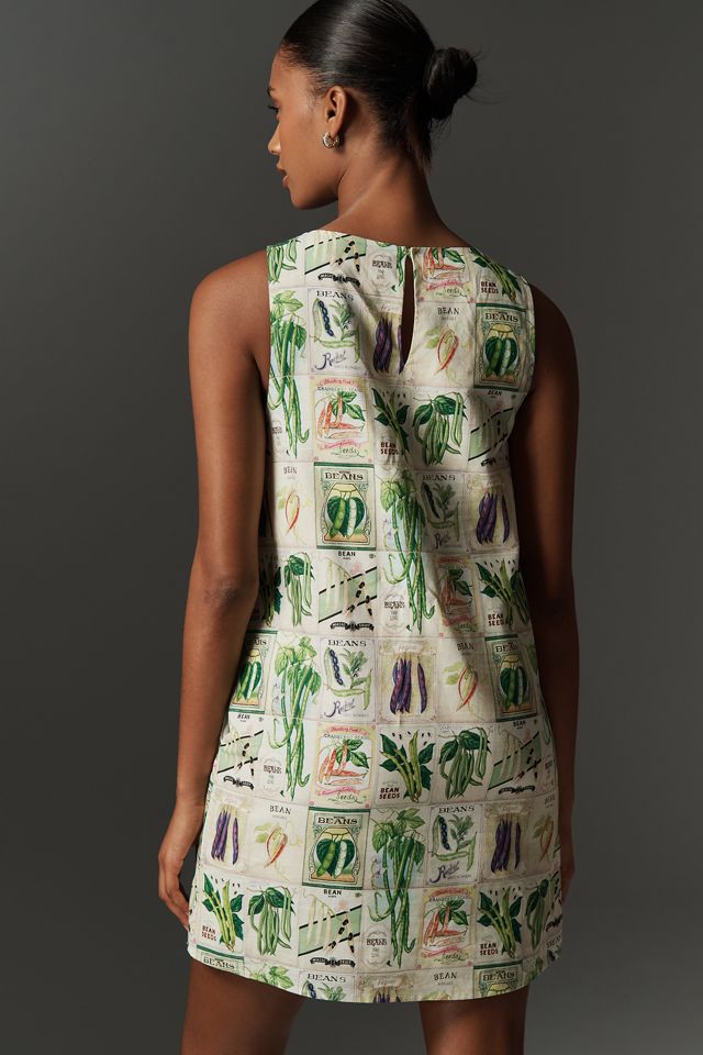 Rachel Antonoff Lola Linen Blend Sleeveless Mini Dress #1