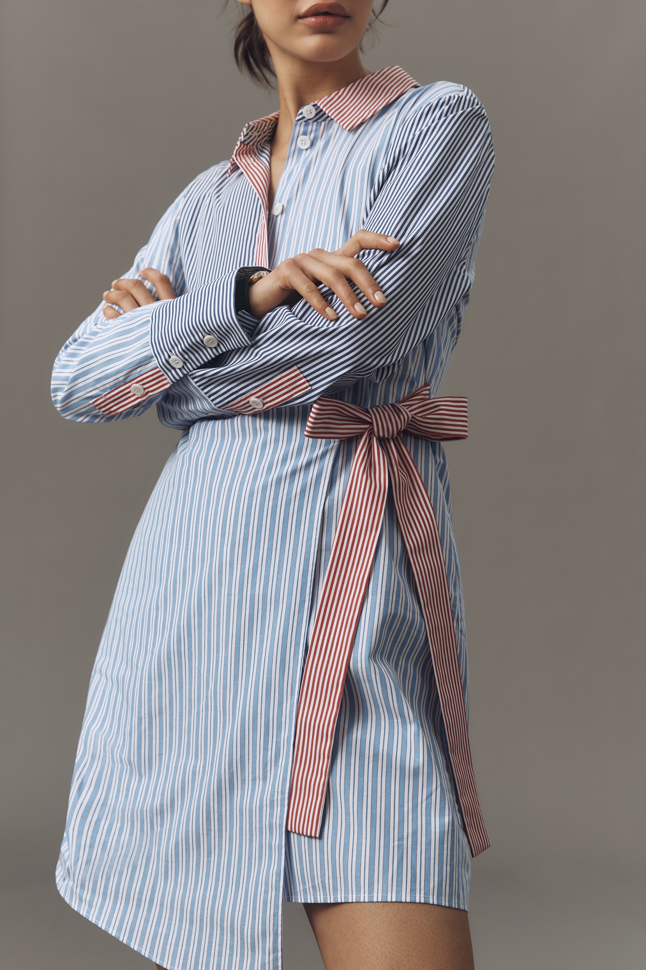 Rachel Antonoff Claud Asymmetric Wrap Mini Dress