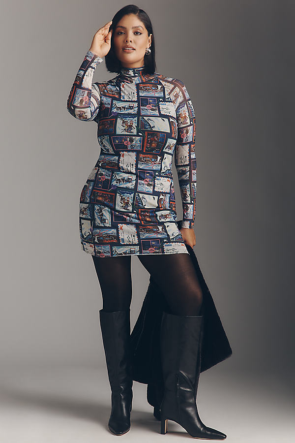 Lilly Long-Sleeve Mini Dress