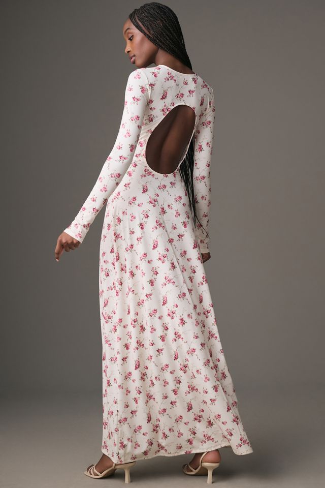 We Wore What Open-Back Midi Dress #1