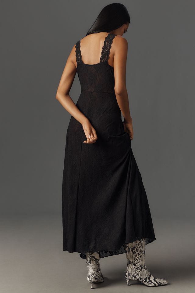 we wore what lace maxi dress WeWoreWhat Strapless Lace Maxi Dress by WeWoreWhat