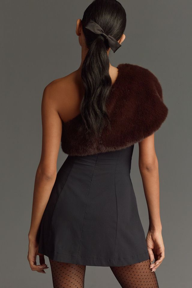 WeWoreWhat One-Shoulder Mini Dress #1