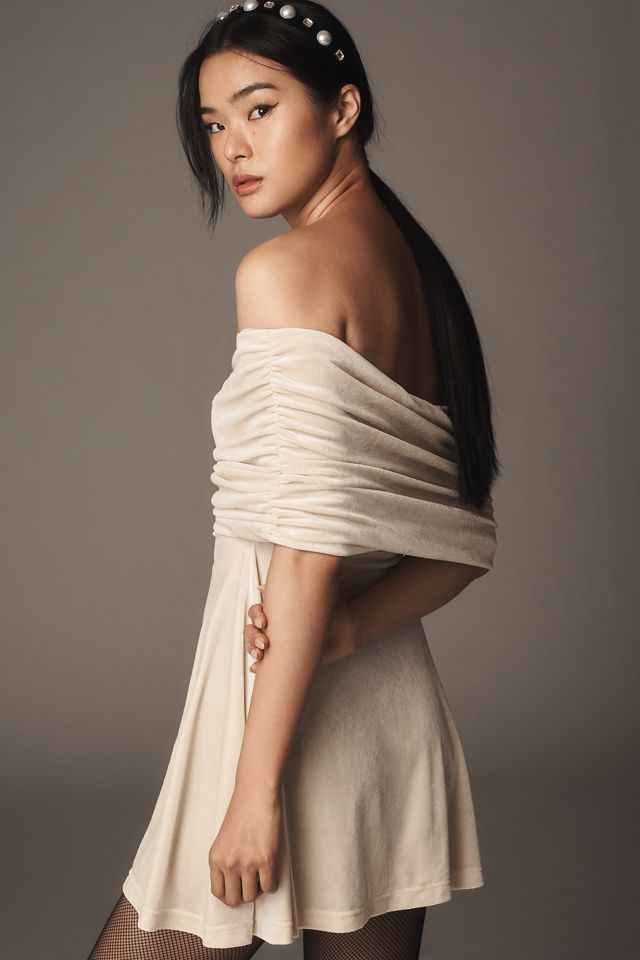 WeWoreWhat Off-The-Shoulder Mini Dress #1